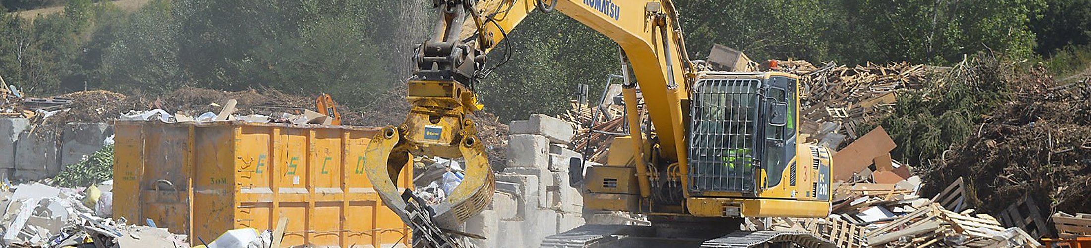 Abbruch- und Sortiergreifer für Ketten- und Mobilbagger