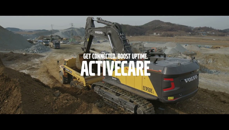 Volvo ACTIVE CARE: Get connected, boost uptime. Explore main benefits in launch video.