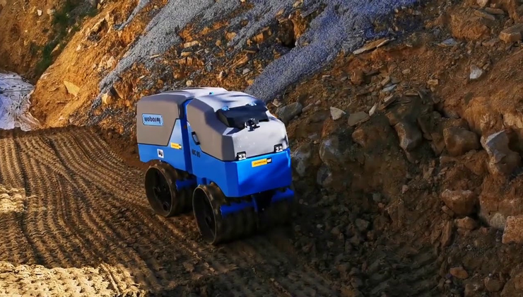 Weber MT MC 85 - Filling a trench