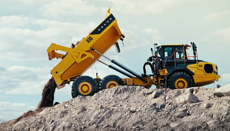 New generation Volvo A25 and A30 Articulated dump trucks in action - discover the features!