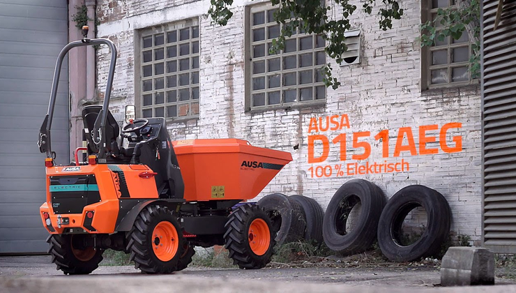 AUSA D151AEG vollelektrischer Dumper für kommunale Arbeiten