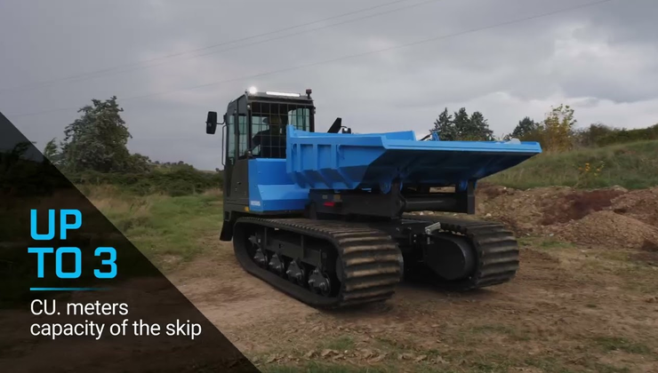 Tracked dumper Messersì TC550d - 5 tons (11000 lbs)
