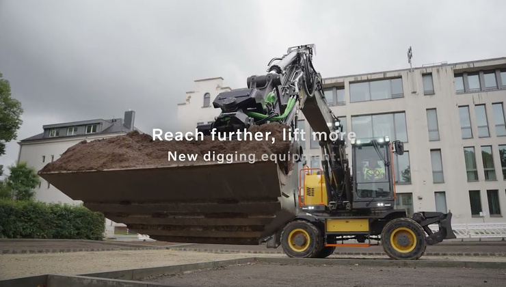 The next generation of Volvo EWR150 and EWR170 Wheeled Excavators | Built for Tomorrow.