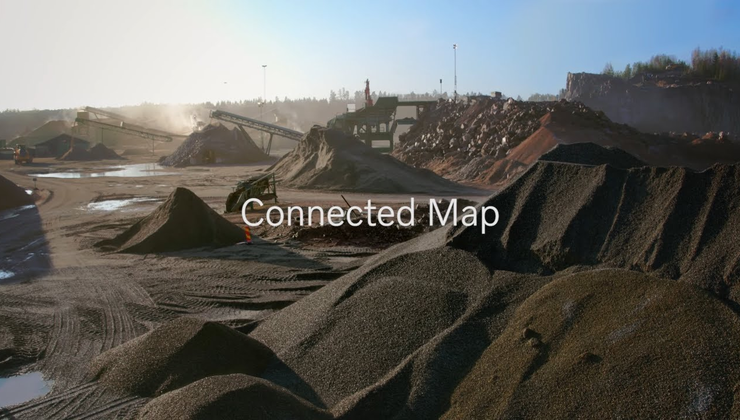 Volvo Services Connected Map: See the big picture, get full site visibility.