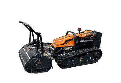 RoboGREEN evo mit Forstmulcher